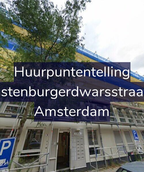Foto gevel Huurpuntentelling voor Rustenburgerdwarsstraat 3, Amsterdam