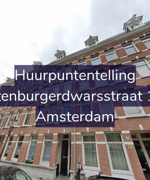 Foto gevel Huurpuntentelling voor Rustenburgerdwarsstraat 10-1, Amsterdam