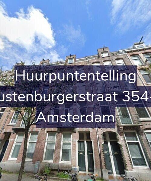 Foto gevel Huurpuntentelling voor Rustenburgerstraat 354-1, Amsterdam