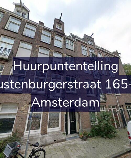 Foto gevel Huurpuntentelling voor Rustenburgerstraat 165-H, Amsterdam