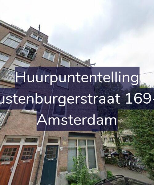 Foto gevel Huurpuntentelling voor Rustenburgerstraat 169-3, Amsterdam