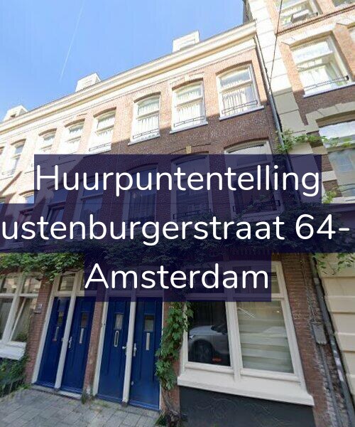 Foto gevel Huurpuntentelling voor Rustenburgerstraat 64-H, Amsterdam