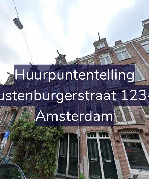 Foto gevel Huurpuntentelling voor Rustenburgerstraat 123-3, Amsterdam