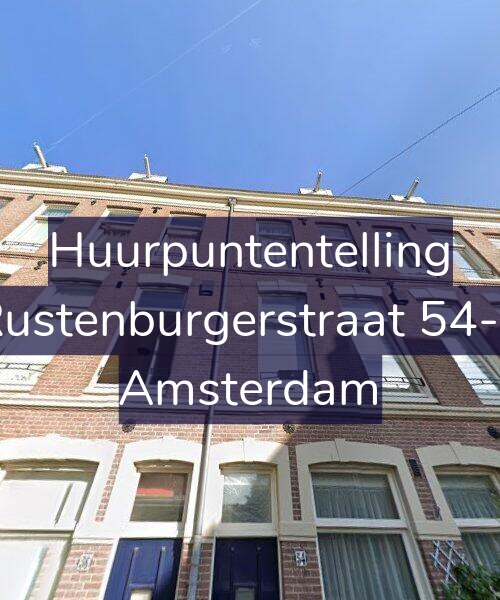 Foto gevel Huurpuntentelling voor Rustenburgerstraat 54-2, Amsterdam