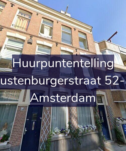 Foto gevel Huurpuntentelling voor Rustenburgerstraat 52-H, Amsterdam