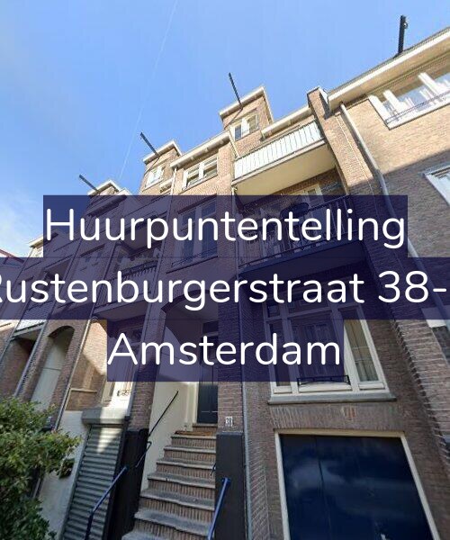 Foto gevel Huurpuntentelling voor Rustenburgerstraat 38-1, Amsterdam