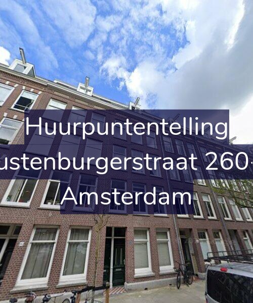 Foto gevel Huurpuntentelling voor Rustenburgerstraat 260-2, Amsterdam
