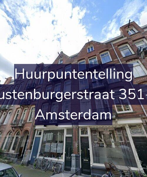 Foto gevel Huurpuntentelling voor Rustenburgerstraat 351-1, Amsterdam