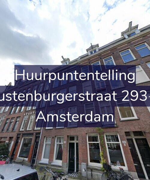 Foto gevel Huurpuntentelling voor Rustenburgerstraat 293-3, Amsterdam