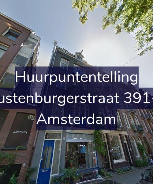 Foto gevel Huurpuntentelling voor Rustenburgerstraat 391-2, Amsterdam
