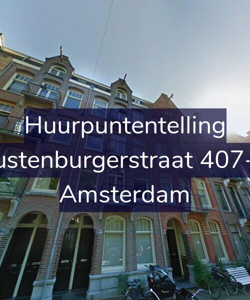 Foto gevel Huurpuntentelling voor Rustenburgerstraat 407-H, Amsterdam