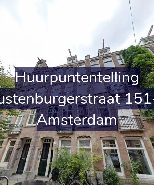 Foto gevel Huurpuntentelling voor Rustenburgerstraat 151-2, Amsterdam