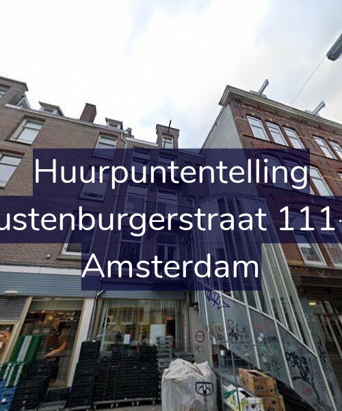 Foto gevel Huurpuntentelling voor Rustenburgerstraat 111-3, Amsterdam