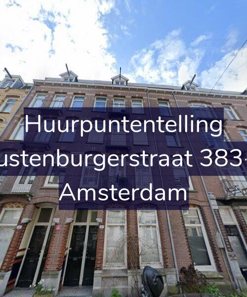Foto gevel Huurpuntentelling voor Rustenburgerstraat 383-2, Amsterdam