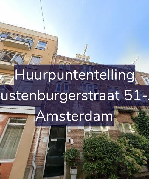 Foto gevel Huurpuntentelling voor Rustenburgerstraat 51-A, Amsterdam