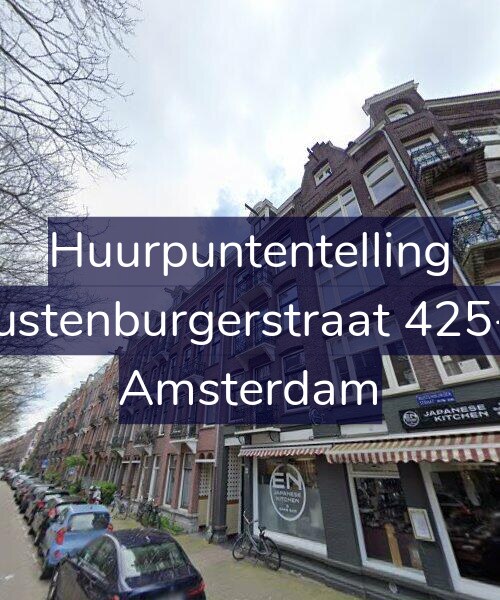 Foto gevel Huurpuntentelling voor Rustenburgerstraat 425-1, Amsterdam