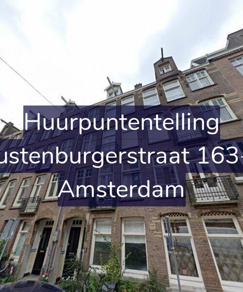 Foto gevel Huurpuntentelling voor Rustenburgerstraat 163-2, Amsterdam