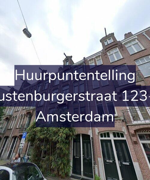 Foto gevel Huurpuntentelling voor Rustenburgerstraat 123-1, Amsterdam
