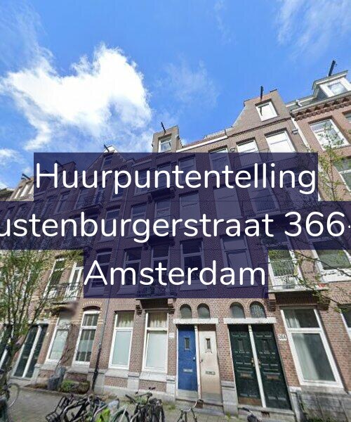 Foto gevel Huurpuntentelling voor Rustenburgerstraat 366-1, Amsterdam