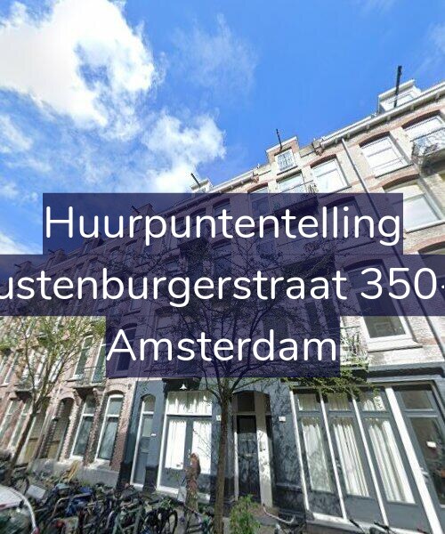 Foto gevel Huurpuntentelling voor Rustenburgerstraat 350-2, Amsterdam