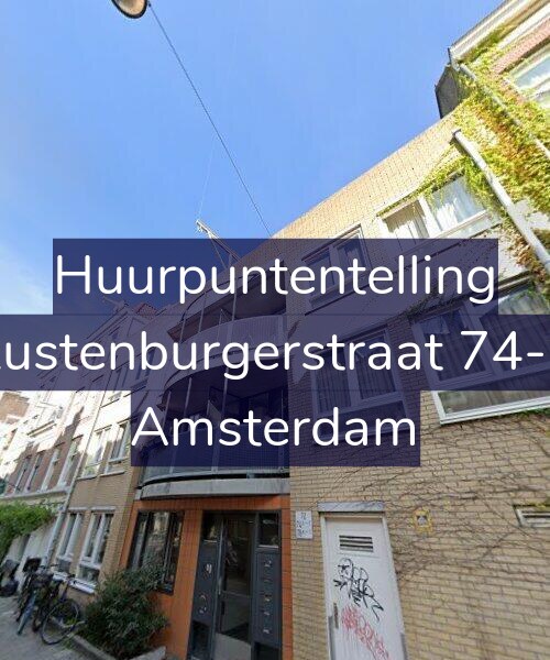 Foto gevel Huurpuntentelling voor Rustenburgerstraat 74-C, Amsterdam
