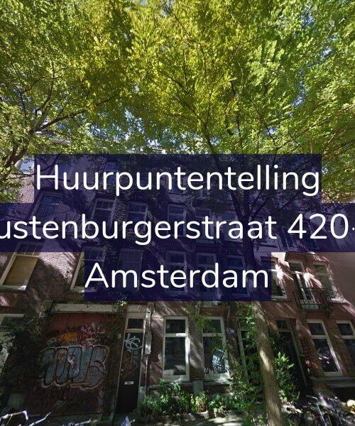 Foto gevel Huurpuntentelling voor Rustenburgerstraat 420-3, Amsterdam
