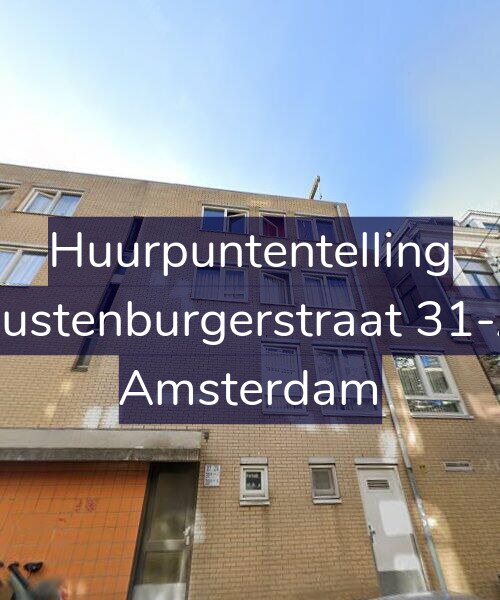 Foto gevel Huurpuntentelling voor Rustenburgerstraat 31-A, Amsterdam