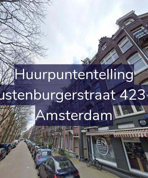 Foto gevel Huurpuntentelling voor Rustenburgerstraat 423-3, Amsterdam