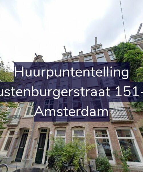 Foto gevel Huurpuntentelling voor Rustenburgerstraat 151-H, Amsterdam