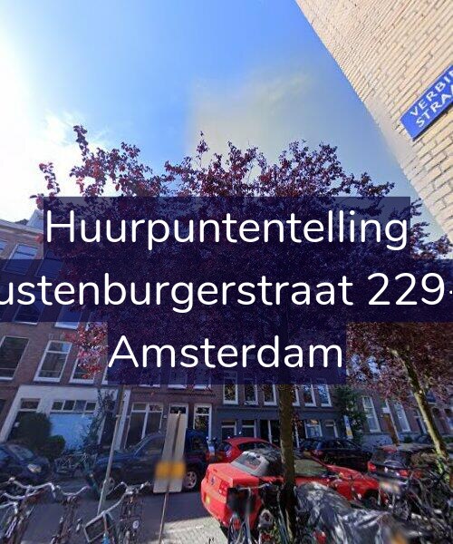Foto gevel Huurpuntentelling voor Rustenburgerstraat 229-2, Amsterdam