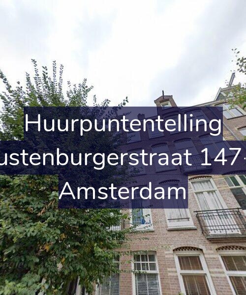Foto gevel Huurpuntentelling voor Rustenburgerstraat 147-2, Amsterdam