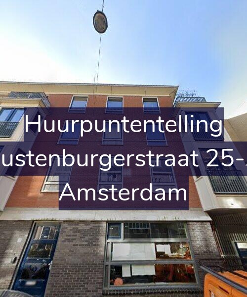Foto gevel Huurpuntentelling voor Rustenburgerstraat 25-A, Amsterdam