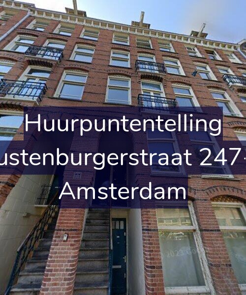 Foto gevel Huurpuntentelling voor Rustenburgerstraat 247-4, Amsterdam