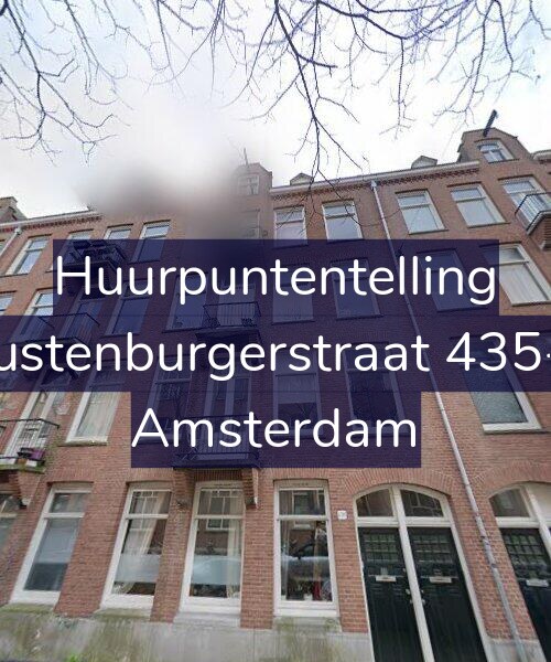 Foto gevel Huurpuntentelling voor Rustenburgerstraat 435-3, Amsterdam