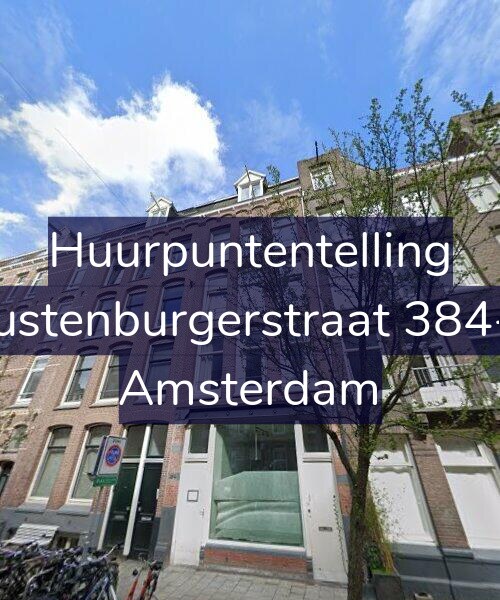 Foto gevel Huurpuntentelling voor Rustenburgerstraat 384-3, Amsterdam