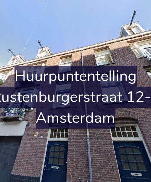 Foto gevel Huurpuntentelling voor Rustenburgerstraat 12-1, Amsterdam