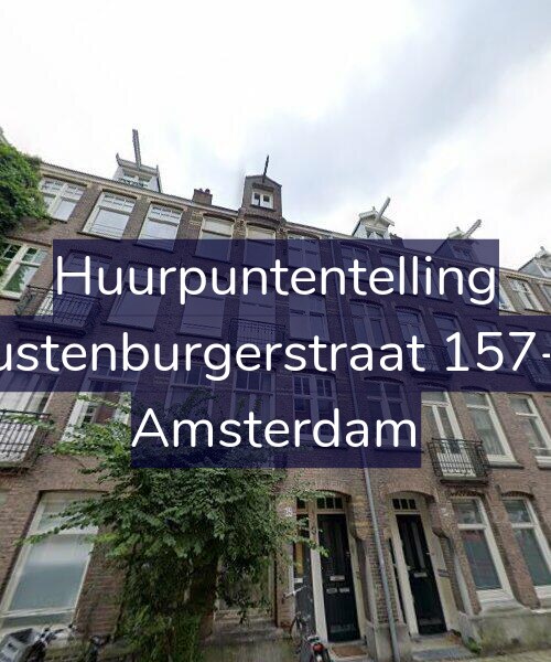 Foto gevel Huurpuntentelling voor Rustenburgerstraat 157-H, Amsterdam