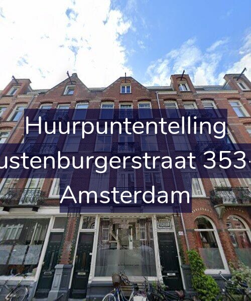 Foto gevel Huurpuntentelling voor Rustenburgerstraat 353-3, Amsterdam