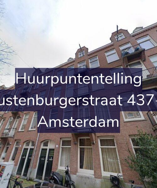 Foto gevel Huurpuntentelling voor Rustenburgerstraat 437-3, Amsterdam