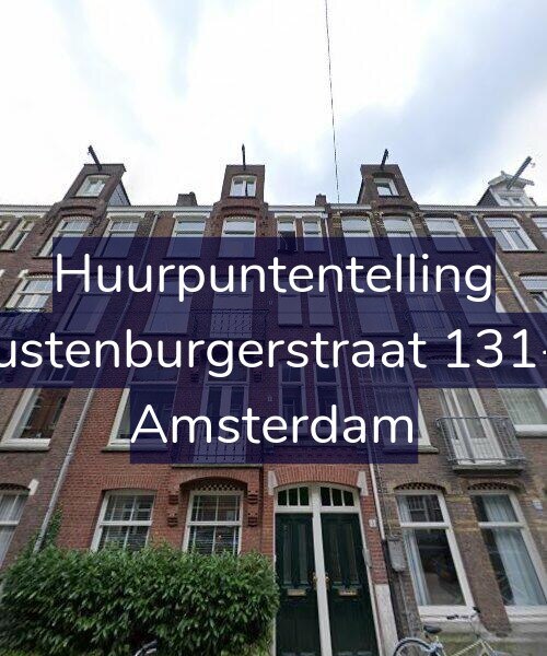 Foto gevel Huurpuntentelling voor Rustenburgerstraat 131-1, Amsterdam