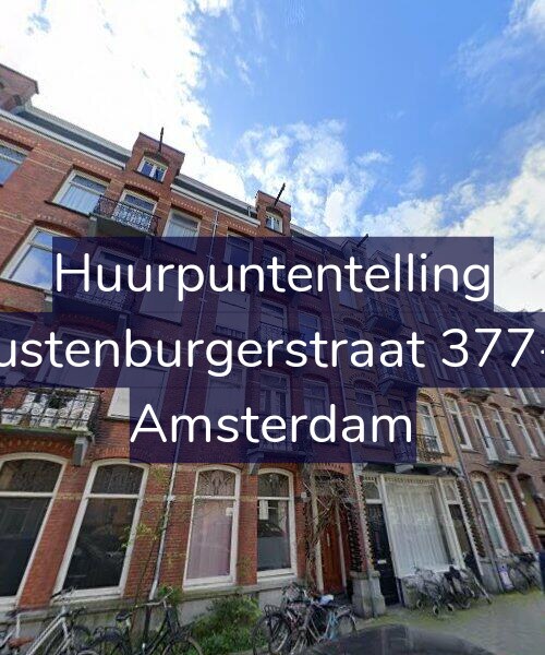 Foto gevel Huurpuntentelling voor Rustenburgerstraat 377-1, Amsterdam