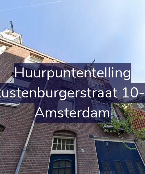 Foto gevel Huurpuntentelling voor Rustenburgerstraat 10-2, Amsterdam