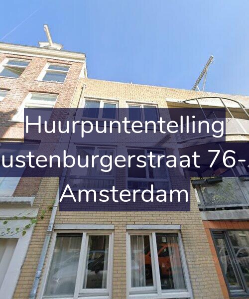 Foto gevel Huurpuntentelling voor Rustenburgerstraat 76-A, Amsterdam