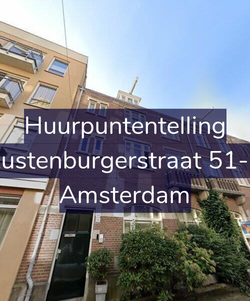 Foto gevel Huurpuntentelling voor Rustenburgerstraat 51-B, Amsterdam