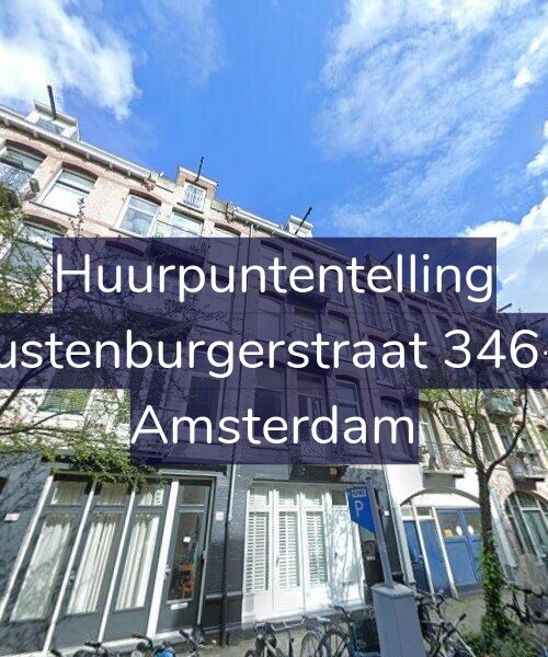 Foto gevel Huurpuntentelling voor Rustenburgerstraat 346-1, Amsterdam
