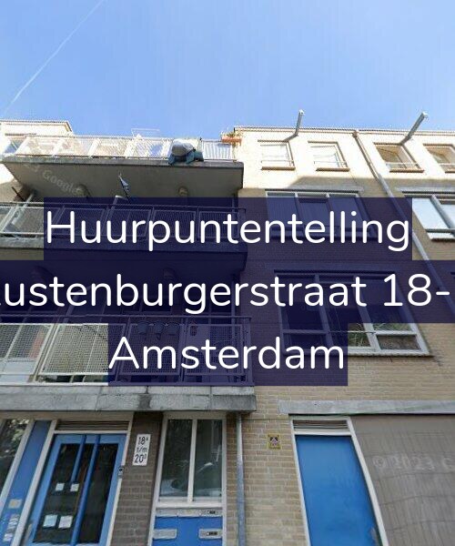 Foto gevel Huurpuntentelling voor Rustenburgerstraat 18-C, Amsterdam