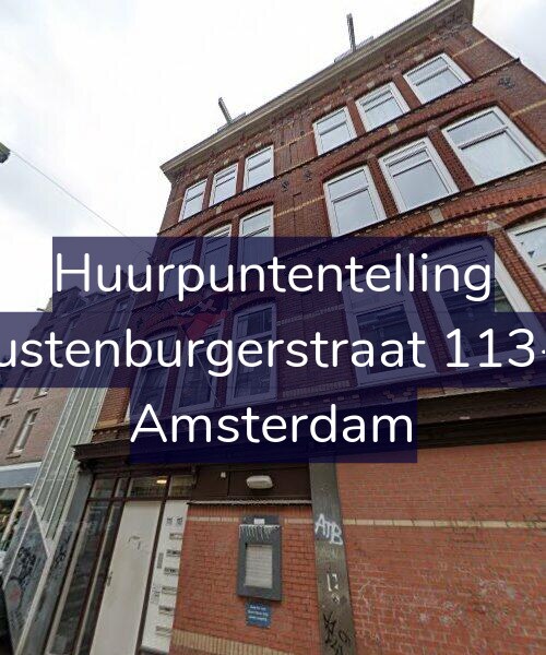 Foto gevel Huurpuntentelling voor Rustenburgerstraat 113-2, Amsterdam