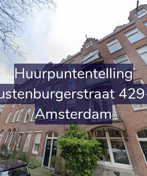 Foto gevel Huurpuntentelling voor Rustenburgerstraat 429-1, Amsterdam
