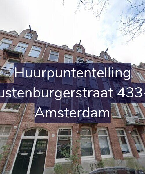 Foto gevel Huurpuntentelling voor Rustenburgerstraat 433-3, Amsterdam