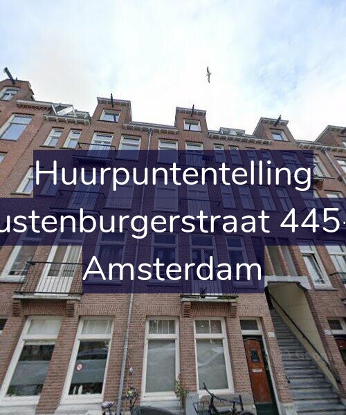 Foto gevel Huurpuntentelling voor Rustenburgerstraat 445-3, Amsterdam